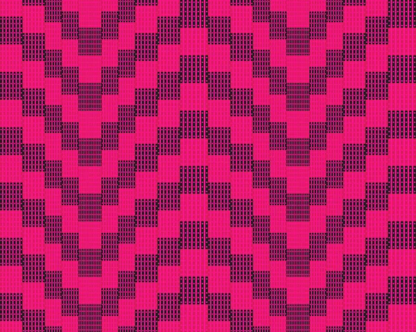 Χωρίς ραφή πρότυπο με μαύρο ροζ τετράγωνο στοιχεία. Ψευδαίσθηση ροζ μοτίβο. — Διανυσματικό Αρχείο