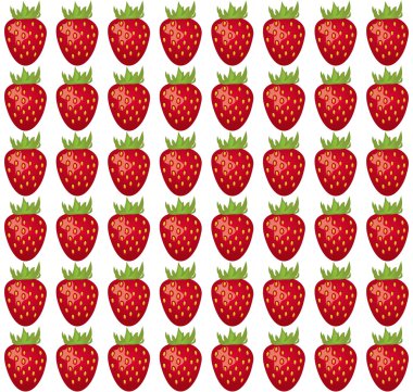 Şirin çilek sorunsuz arka plan yaptı.