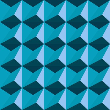 düzensiz küpler 3D seamless modeli.