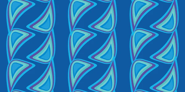 Patrón sin costura abstracto de azul — Archivo Imágenes Vectoriales