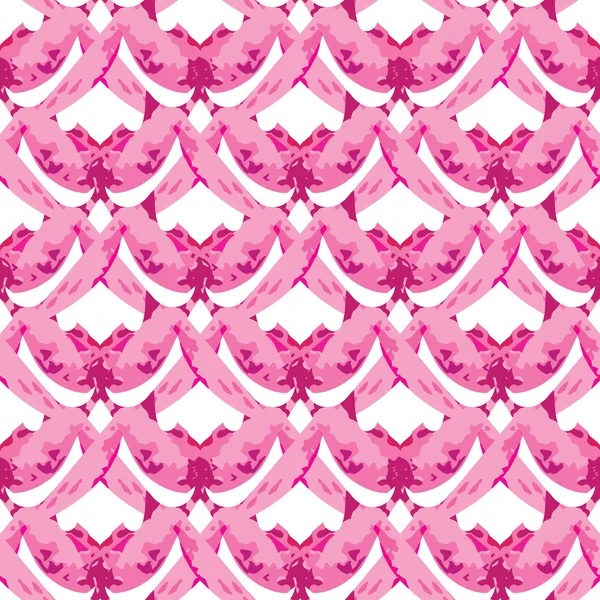 ボウルの形でシームレスなピンクの抽象的なパターン — ストックベクタ