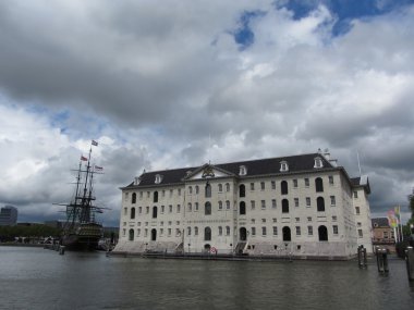 Hollanda'nın Amsterdam, Amsterdam, Hollanda 2015 Denizcilik Müzesi