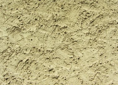 Sarı çimento ve beton duvar olduğunu
