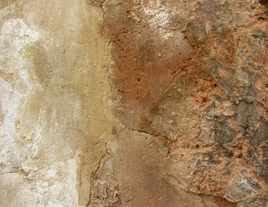 Eski evin Grunge duvarı. Desenli arkaplan