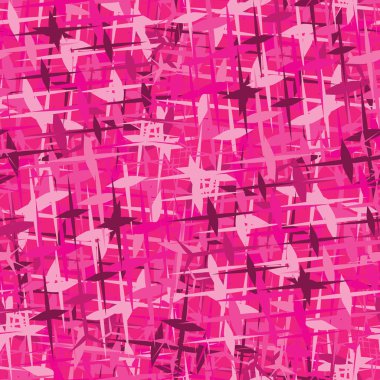 Sorunsuz vektör kare kamuflaj serisi pembe düzeni.