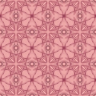 Modern Marsala renklerde soyut desen