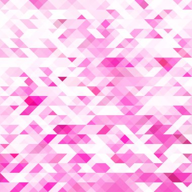 Geometrik vektör arka plan pembe beyaz.