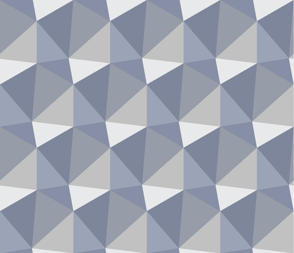 Geometric pattern of triangles. Graphite.