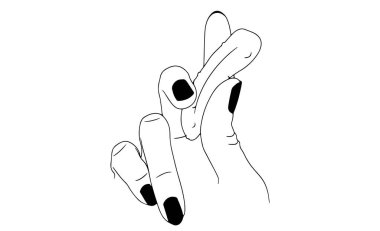 Manikürlü, düzensiz bir nesneyi tutan bir kadının resmi.