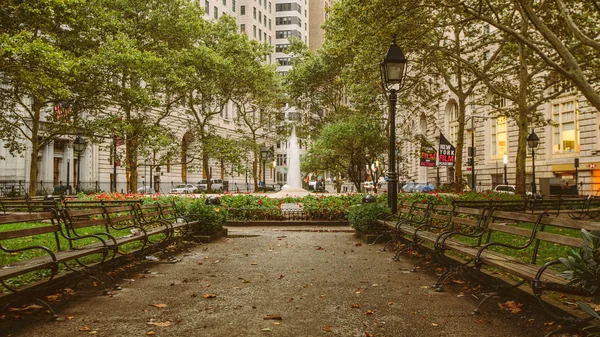 Bowling Green Park in New York — Stockfoto