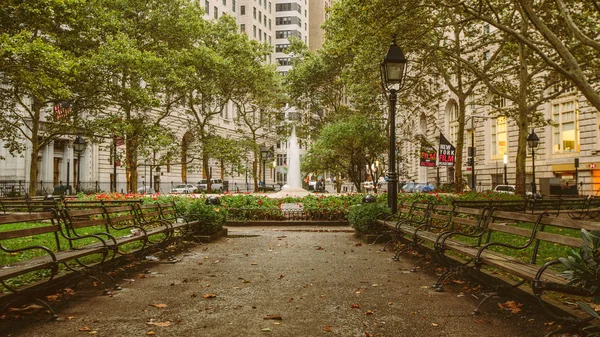 Bowling green park v new Yorku — Stock fotografie