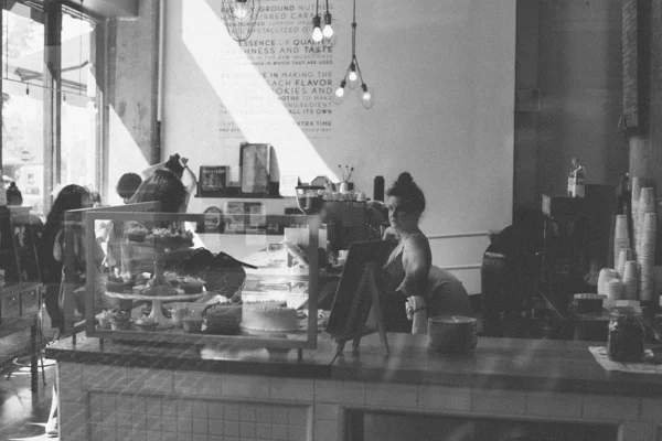 Intérieur du restaurant à New York — Photo