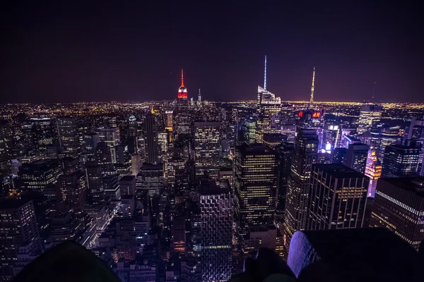 Nueva York por la noche — Foto de Stock