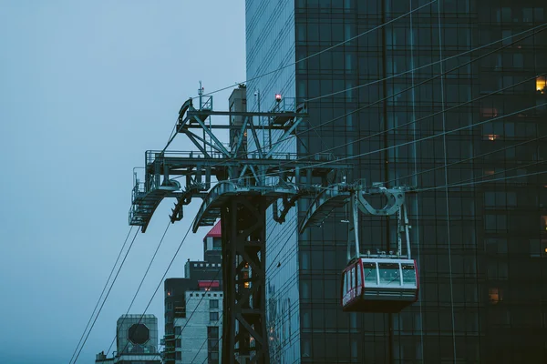 Roosevelt Island tramvaj lanová dráha — Stock fotografie