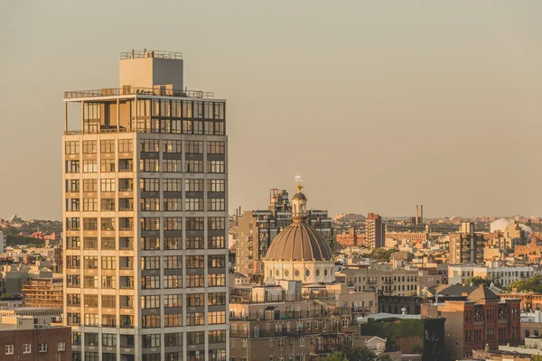 Zonsondergang in williamsburg — Stockfoto