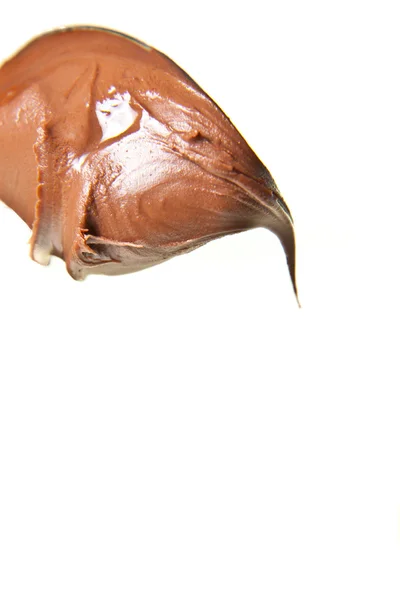 巧克力勺子 — 图库照片