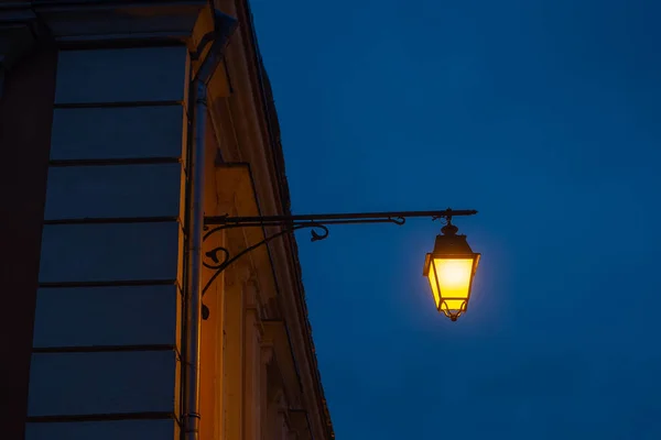 Old Street Lamp Evening — Stock Photo, Image