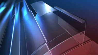 Retro dikdörtgenler hareketli video animasyon