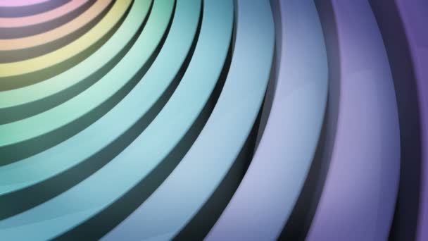 フレア光と虹の輪の部分 — ストック動画
