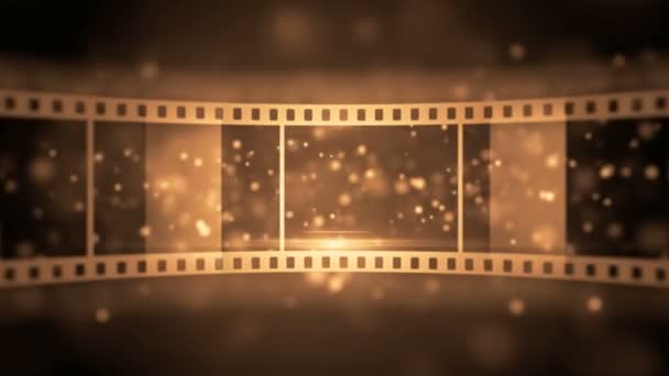 Gran apertura de rollo de película — Vídeos de Stock