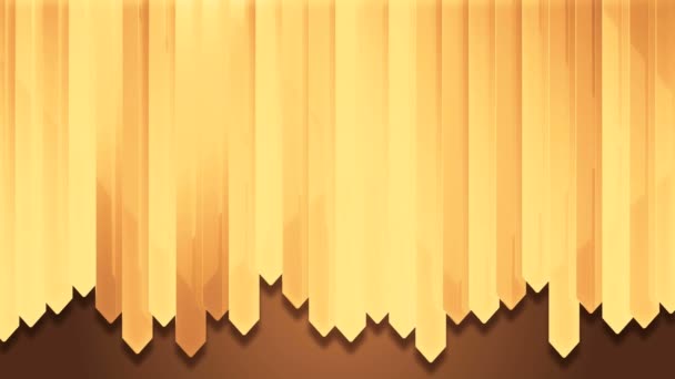 Динамічна жовта дерев'яна смуга стіни дизайн дошка — стокове відео