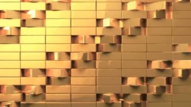 dinamik altın üçgen Tuğlalar geniş duvar