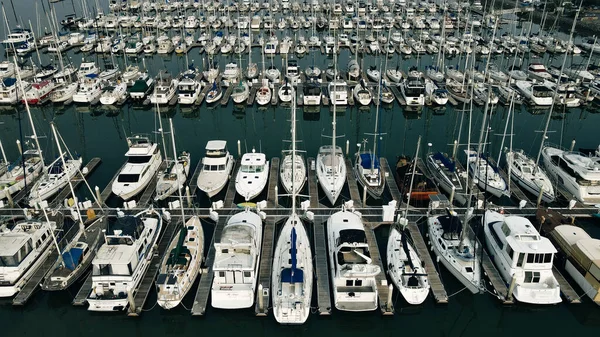 Emeryville California Eua August 28Th 2018 Sail Boats Yachts Parked — Stock Photo, Image