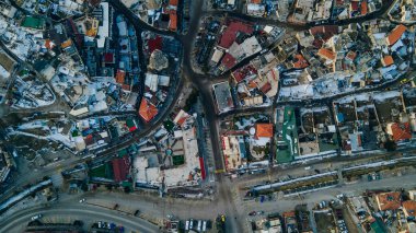 Kapadokya 'daki Goreme kasabası, Orta Anadolu, Türkiye