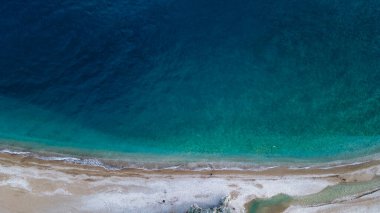 CHIRALI, TURKEY: Türkiye 'de hava manzaralı güneşli plaj beldesi