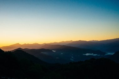 Lagonaki Adygea 'da gece, Kuzey Kafkasya, Rusya. Yüksek kalite fotoğraf
