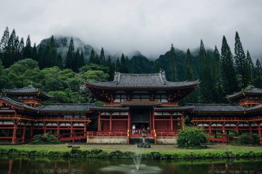 Budist Tapınağı, Oahu, Hawaii.