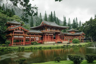 Budist Tapınağı, Oahu, Hawaii.