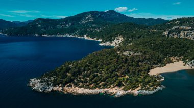 Dalyan yakınlarındaki İztuzu Sahili, Mugla ilinin Ortaca ilçesine bağlı bir sahil. Yüksek kalite fotoğraf