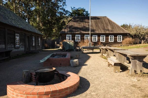 Forte Ross Forte Histórico Russo Fort Ross State Park Califórnia — Fotografia de Stock