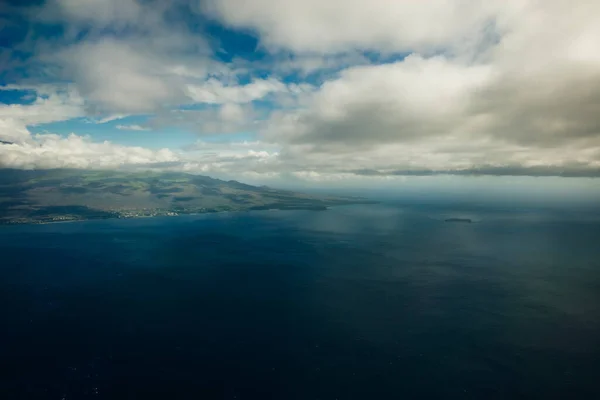 Hermosa Vista Aérea Escena Natural Del Paraíso Isla Tropical Maui —  Fotos de Stock