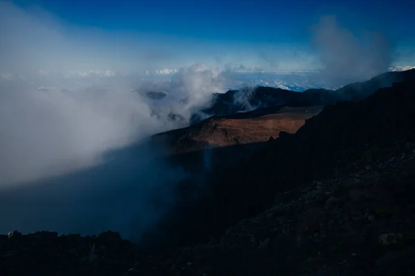 Vista Deslumbrante Parque Nacional Haleakala Ilha Maui Havaí Foto Alta — Fotografia de Stock