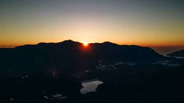 Turkey Aerial View Mountains City Belen Olympos High Quality Photo — Stock Photo, Image