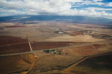Maui Hawaii 'nin Tropik Ada Cennet Doğa Sahnesi' nin Güzel Hava Manzarası. Yüksek kalite fotoğraf