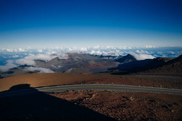 Impresionante Vista Del Parque Nacional Haleakala Isla Maui Hawaii Foto — Foto de Stock