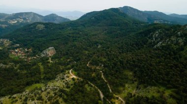 Türkiye 'nin Dalyan Tepesi' nden Iztuzu Sahili manzarası. Yüksek kalite fotoğraf