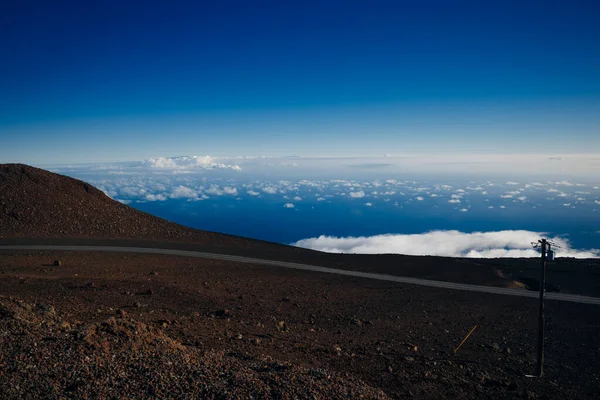 Impresionante Vista Del Parque Nacional Haleakala Isla Maui Hawaii Foto — Foto de Stock