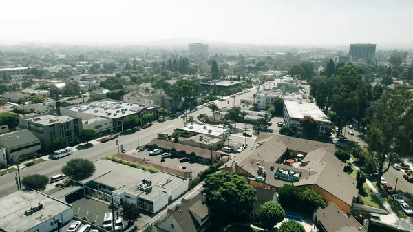 Daytime Aerial View City Rowland Heights California High Quality Photo — Stok fotoğraf