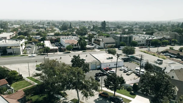 Daytime Aerial View City Rowland Heights California High Quality Photo — Stock Photo, Image