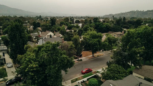 Aerial View Burbank Area Los Angeles High Quality Photo — Stock Photo, Image