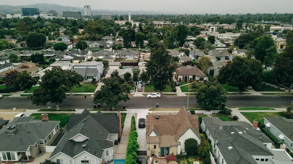 Aerial View Burbank Area Los Angeles High Quality Photo — Stock Photo, Image