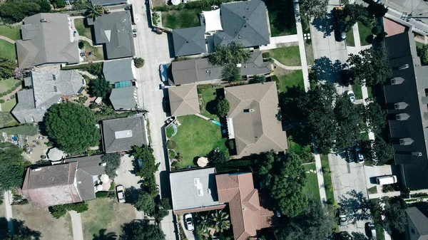 Daytime Aerial View City Rowland Heights California High Quality Photo — Stockfoto