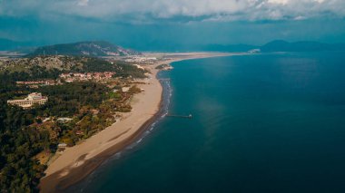 Sarigerme Sarced Beach 'in hindi görüntüsü. Yüksek kalite fotoğraf