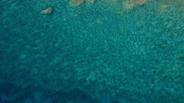 Vue Aérienne Nageuse Lever Soleil Aux Maldives Mer Méditerranée Eau — Photo