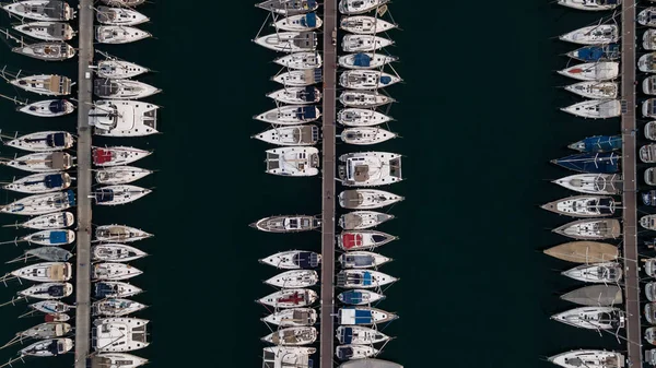 Aerial View Marina Fethie Turkey High Quality Photo — Stock Photo, Image