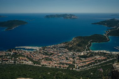 Hiking Lycian way. Kas view point, Turkey